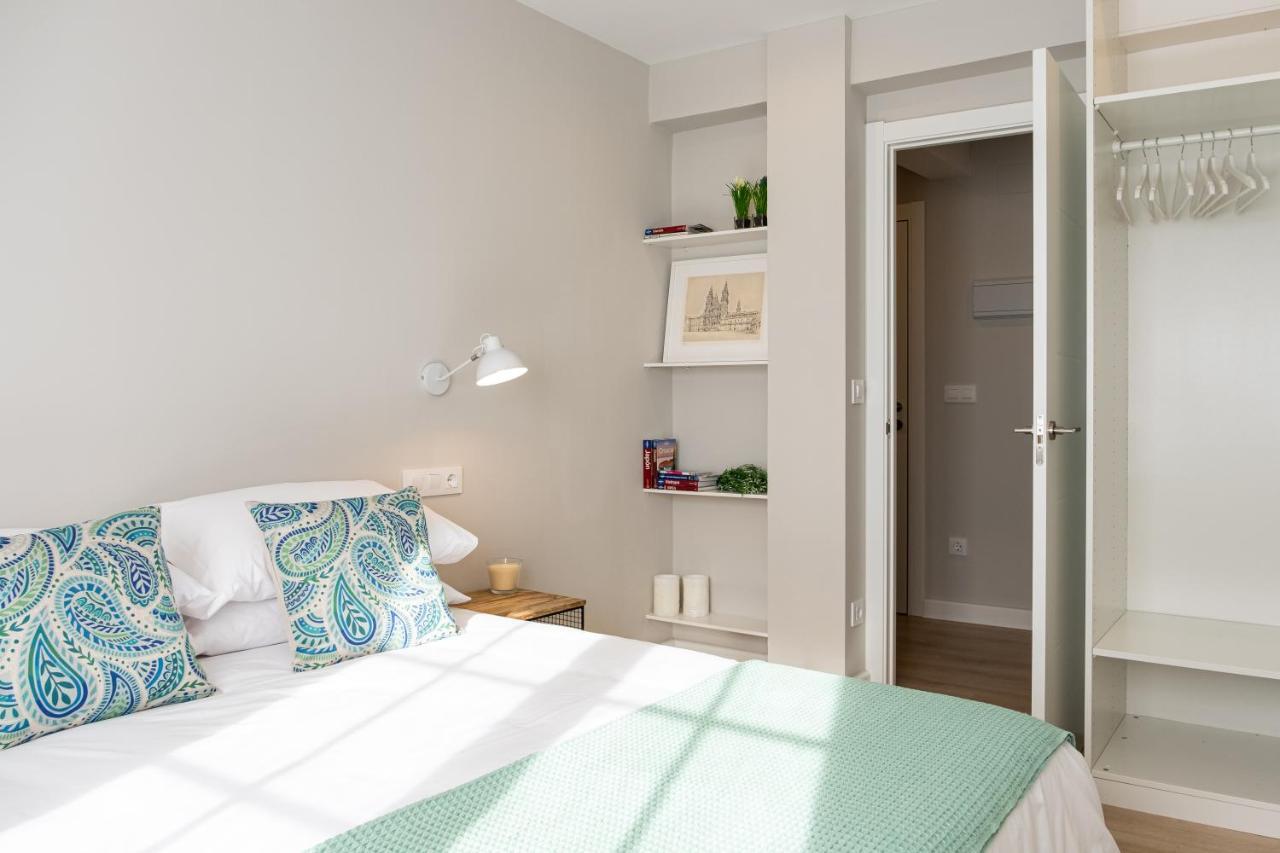 Apartamento De Diseno Centrico Con Terraza Espectacular Santiago de Compostela Kültér fotó
