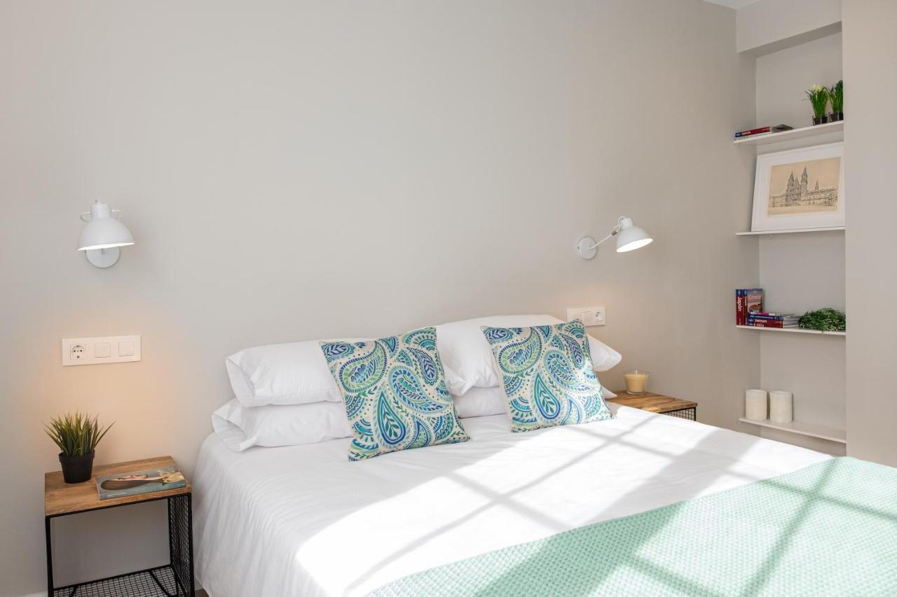 Apartamento De Diseno Centrico Con Terraza Espectacular Santiago de Compostela Kültér fotó