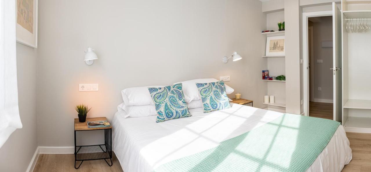 Apartamento De Diseno Centrico Con Terraza Espectacular Santiago de Compostela Kültér fotó