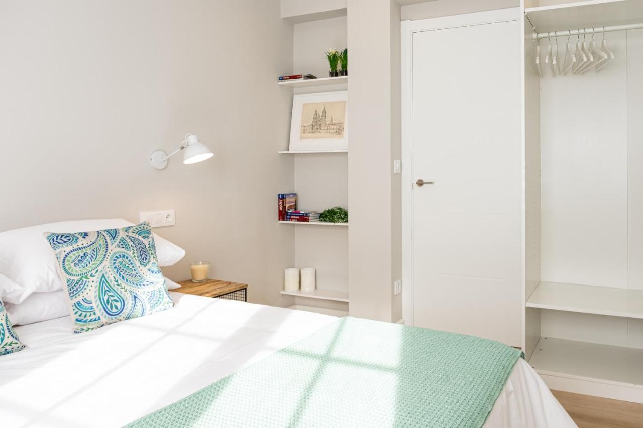 Apartamento De Diseno Centrico Con Terraza Espectacular Santiago de Compostela Kültér fotó