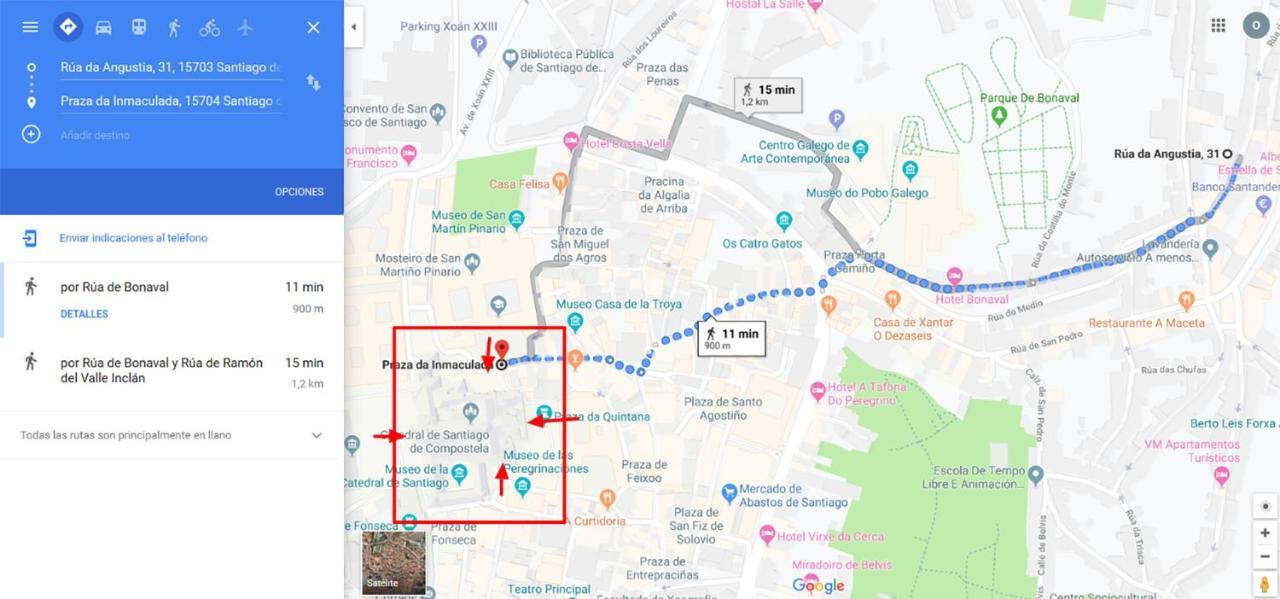 Apartamento De Diseno Centrico Con Terraza Espectacular Santiago de Compostela Kültér fotó